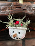 Handcrafted Colonial Christmas Snowman w/ Carrot Nose Ornament - The Primitive Pineapple Collection